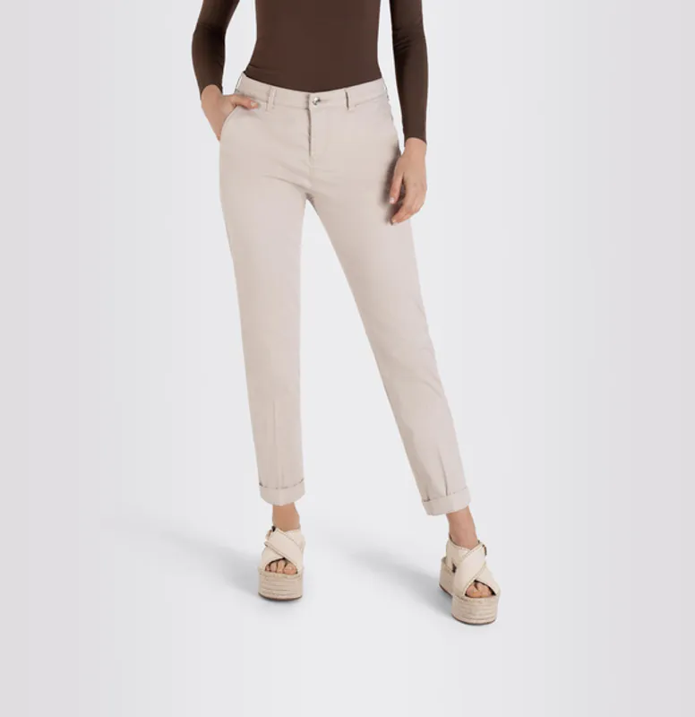 Mac Jeans Chino Turn Up Ivory 
