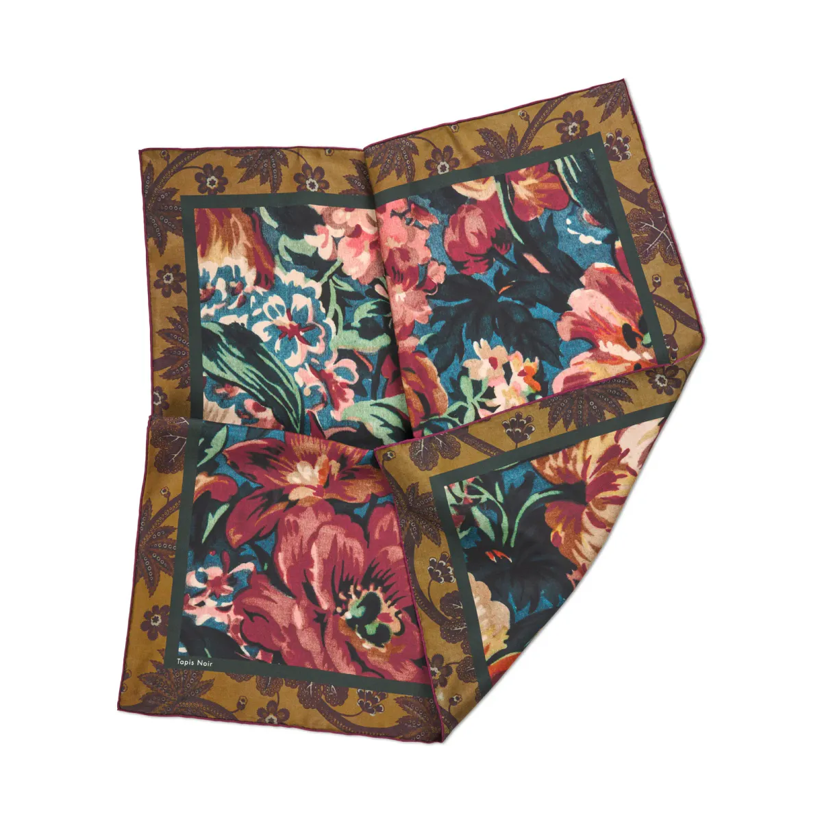Tapis Noir Classical Small Gemma Scarf Multicolor