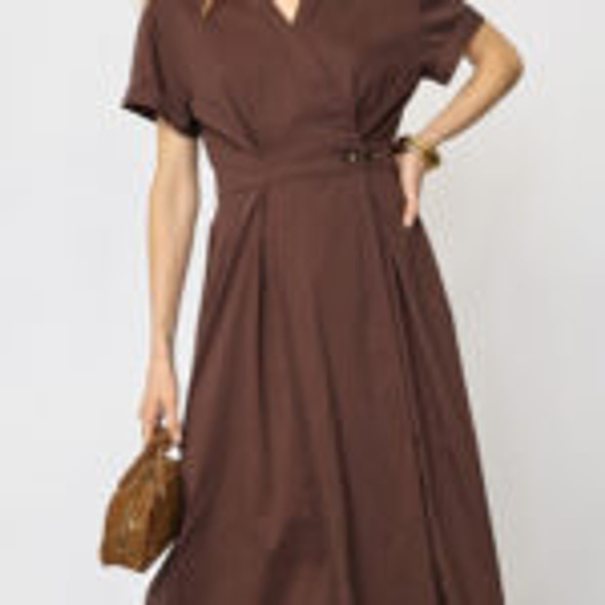 Cocouture Elara Wrap Dress Suntan 
