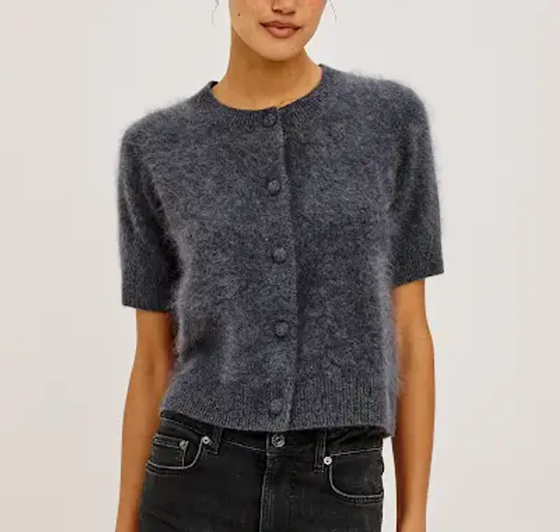 Rails Roman Cardigan Charcoal 