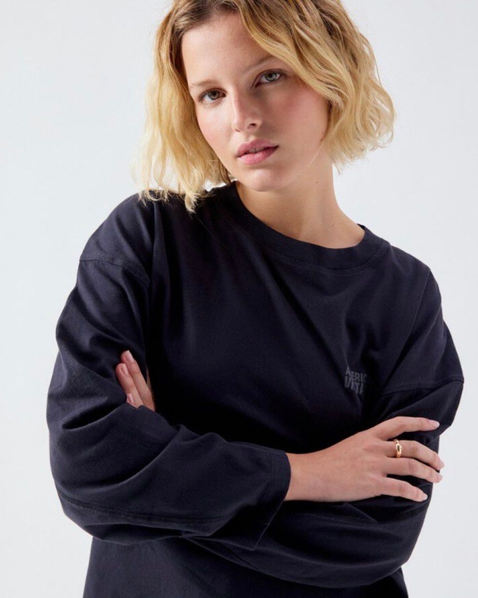 American Vintage T-Shirt Gixy Black
