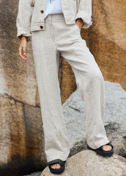 Hovedbilde Katrin Uri Cape Town Linen Trouser Natural Linen
