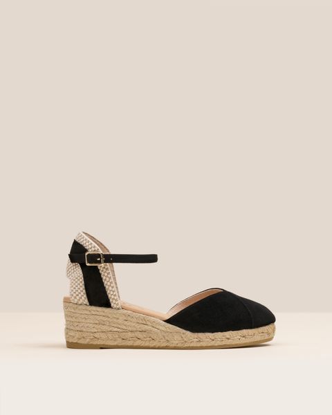 Hovedbilde Gaimo Copita Ante Low Wedge Espadrillo Black 