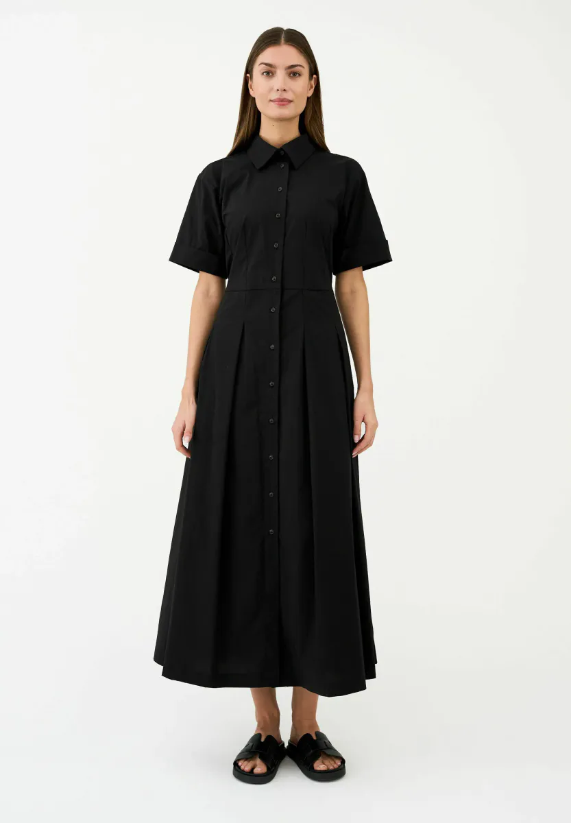 Pieszak Tulip Poplin Maxidress Black