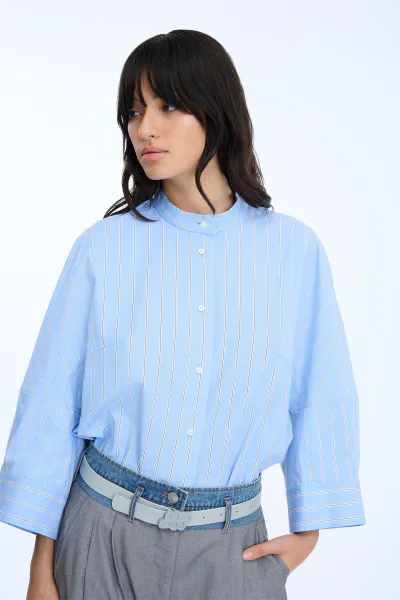 Hovedbilde Munthe Neela Top Stripe Blue