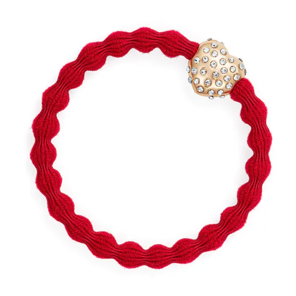 Hovedbilde By Eloise Hårstrikk/Armbånd Gold Diamenté Bubble ...
