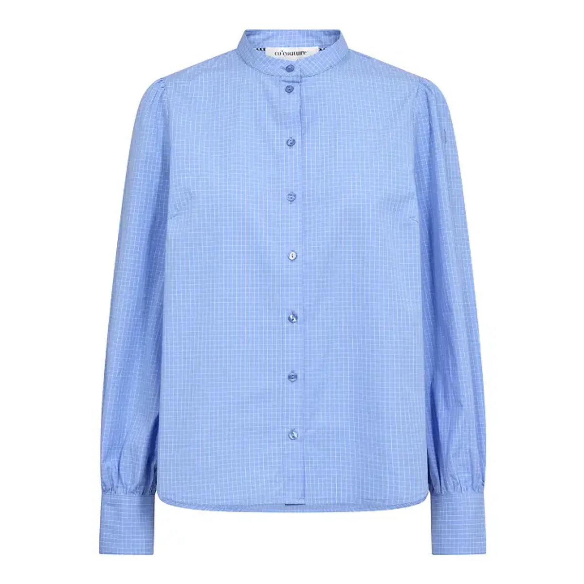 Cocouture Elona Check Shirt Pale Blue 