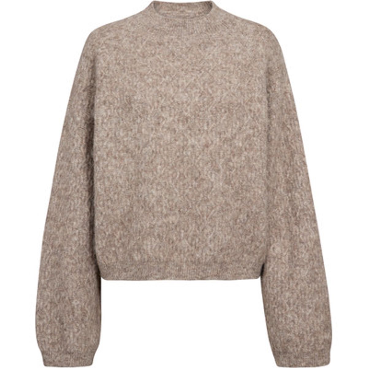 A-view Olivia Lurex Knit Pullover Light Brown 