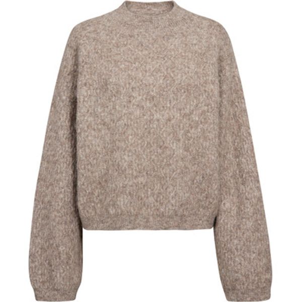 Hovedbilde A-view Olivia Lurex Knit Pullover Light Brown 