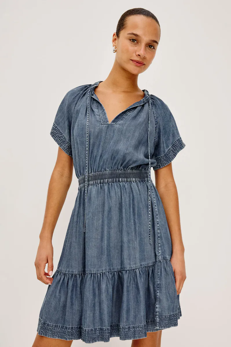 Rails Corvera Dress Blue Ridge 
