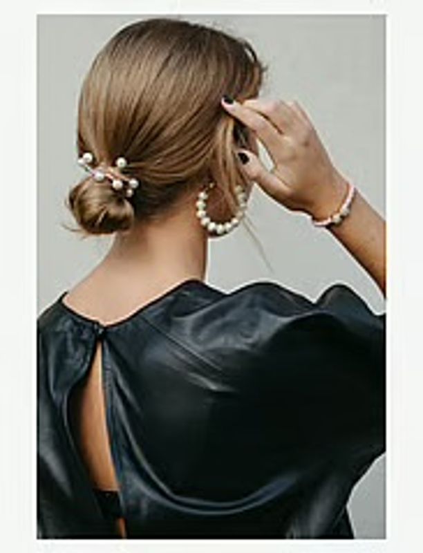 By Eloise Hårstrikk/armbånd Champagne Chic Set