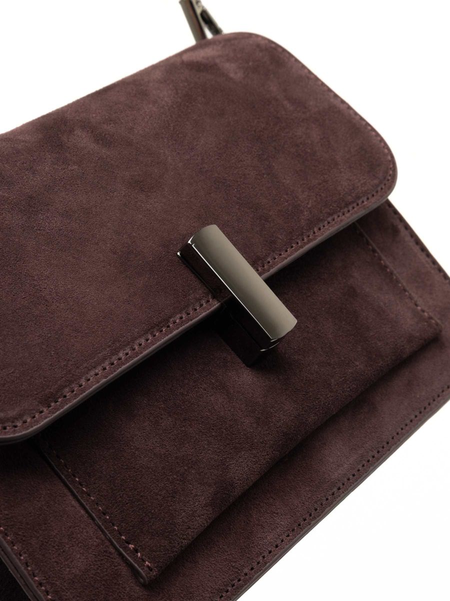 Noella Adele Bag Real Suede Plum