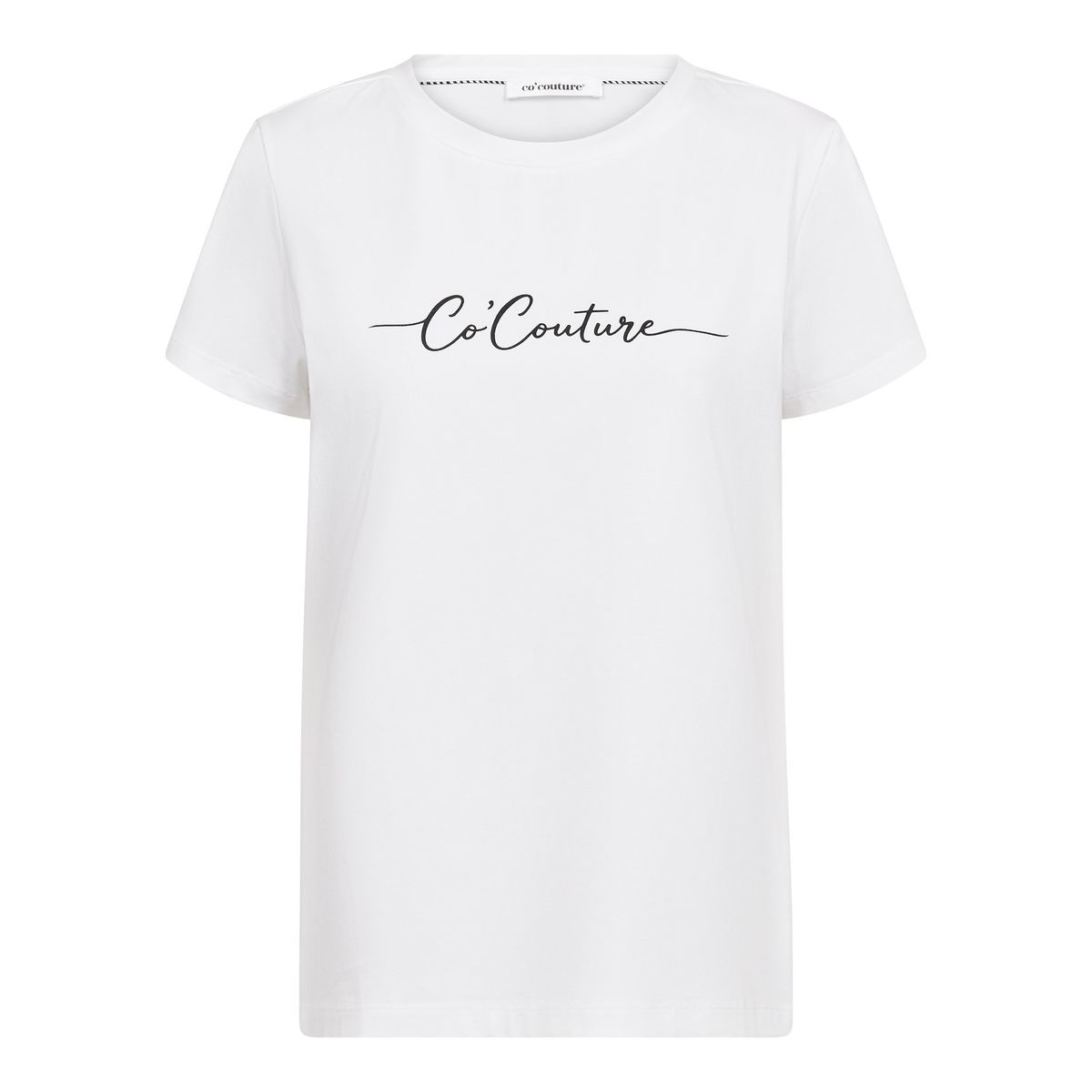  Cocouture Signature Cript Tee White 