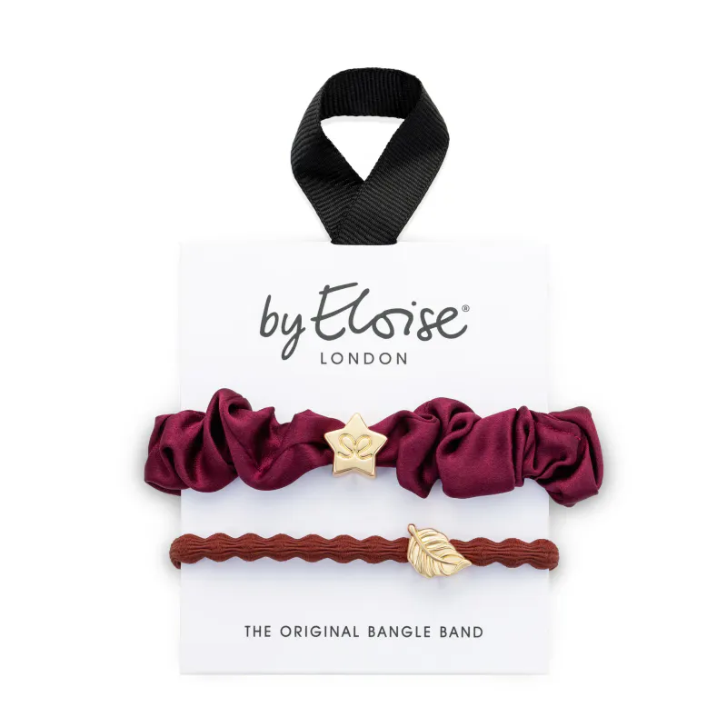 By Eloise Hårstrikk/armbånd Autumn Hues Set